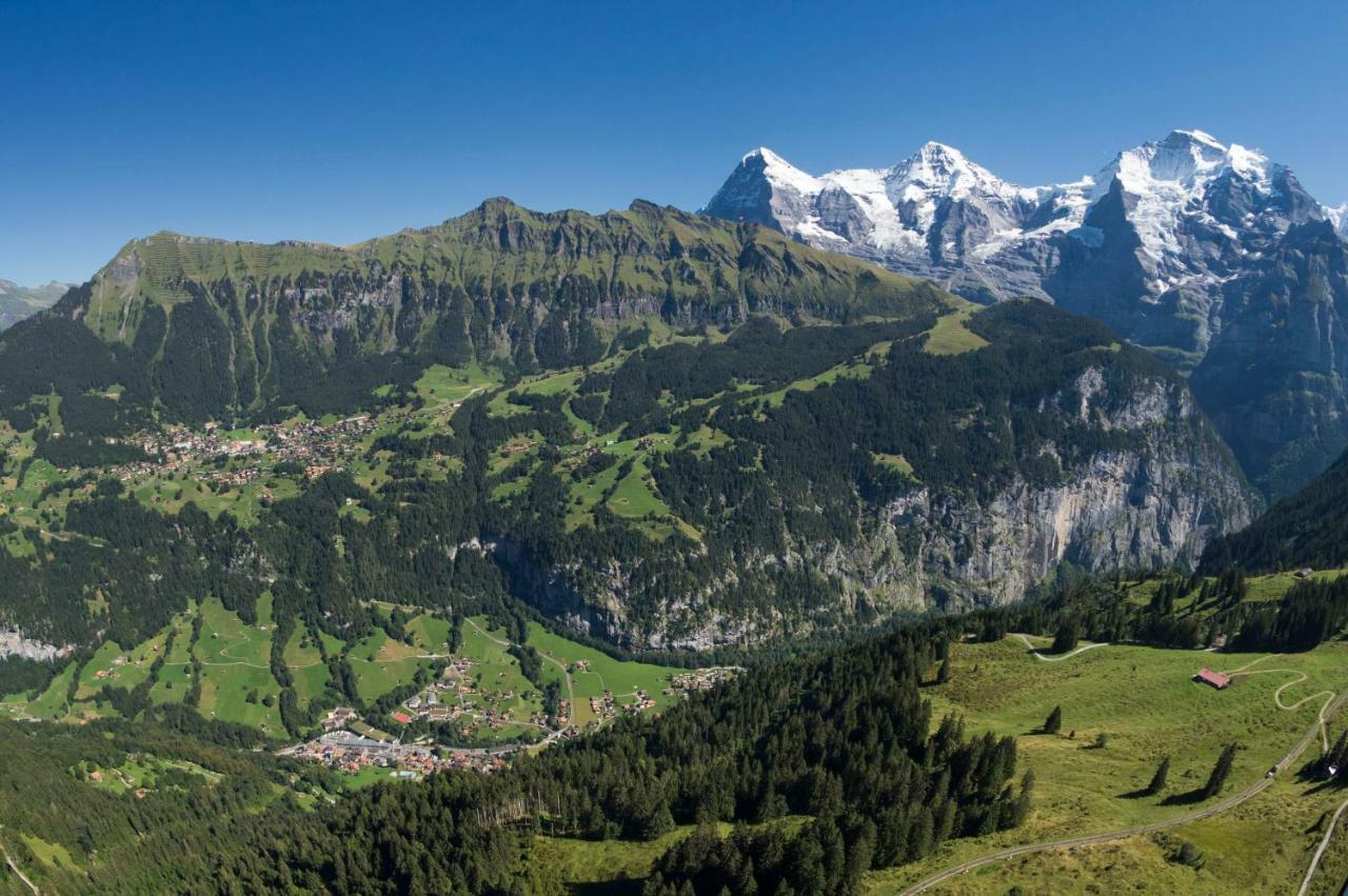 Appartamento O 68 Haus Bel Air Wengen Esterno foto