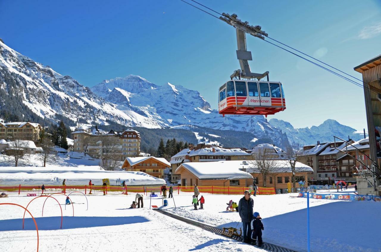 Appartamento O 68 Haus Bel Air Wengen Esterno foto